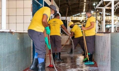 Mercado e feira do Benedito Bentes recebem o primeiro mutirão de limpeza do ano